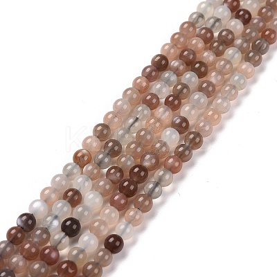 Grade AA Natural Multi-Moonstone Bead Strands LS-G-M296-01-4mm-1