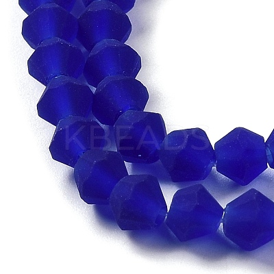 Imitate Austrian Crystal Frosted Glass Beads Strands EGLA-A039-T3mm-MD06-1
