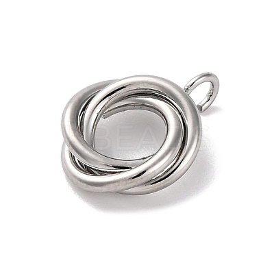 Ion Plating(IP) Brass Pendants KK-U042-09P-1