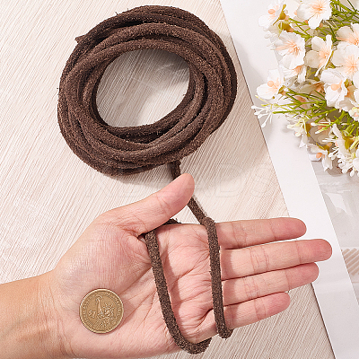 5M DIY Frosted Cowhide Leather Cord OCOR-GF0004-97D-02-1