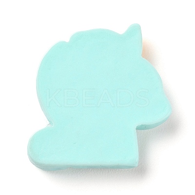 Animal Theme Opaque Resin Cabochons LS-RESI-E046-01J-1