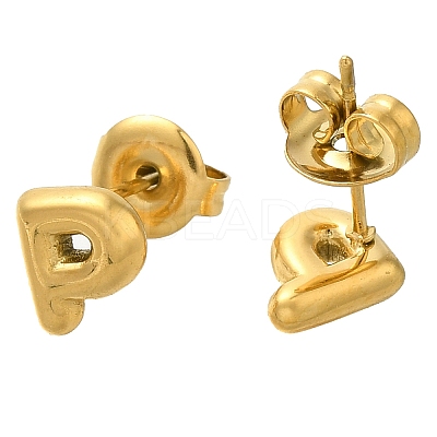 304 Stainless Steel Stud Earrings EJEW-I316-01G-P-1
