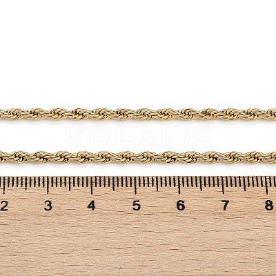 304 Stainless Steel Rope Chain Necklaces LS-NJEW-F226-03G-04-1