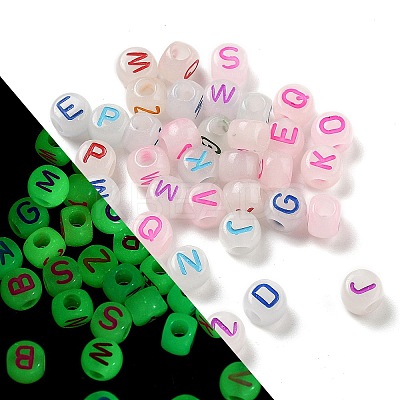 Luminous Transparent Acrylic Beads LACR-282-01A-1