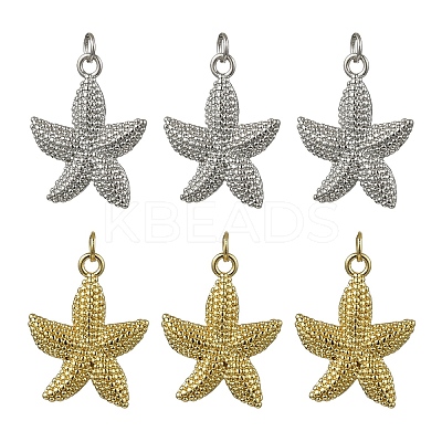 2Pcs 2 Colors Brass Pendants KK-YW0003-84-1