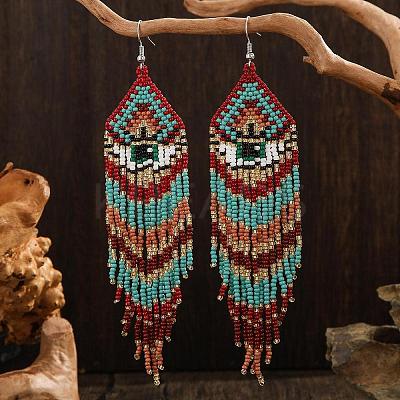 Bohemian Style Tassel Dangle Earrings RM8335-1-1