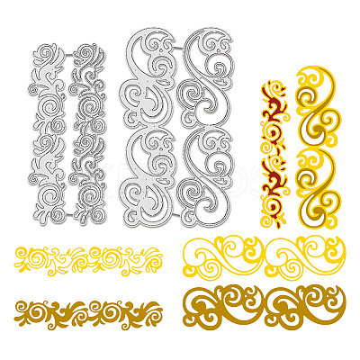 Carbon Steel Cutting Dies Stencils DIY-WH0309-1560-1