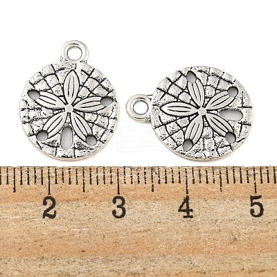 Tibetan Style Alloy Pendants TIBEP-GC017-AS-RS-1