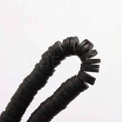 Handmade Polymer Clay Beads X-CLAY-R067-4.0mm-42-1