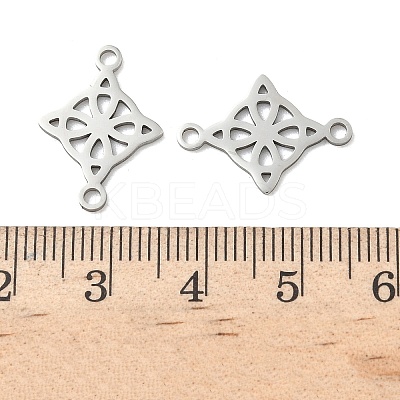 304 Stainless Steel Viking Knot Connector Charms STAS-G361-03P-1