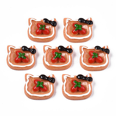 Opaque Epoxy Resin Cabochons CRES-S358-54-1