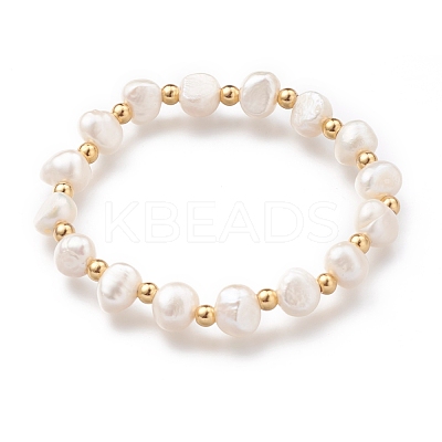 Stretch Beaded Bracelets BJEW-O181-01G-1