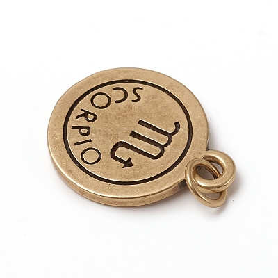 Brass Pendants KK-I668-01AB-09-1