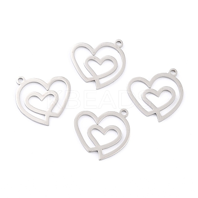 Non-Tarnish 201 Stainless Steel Pendants LS-STAS-K003-03P-1