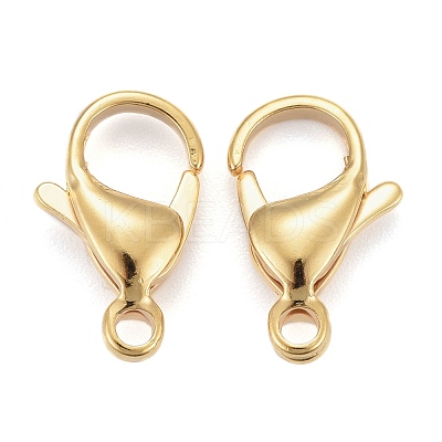 304 Stainless Steel Lobster Claw Clasps STAS-H352-01G-G-1