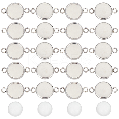 DIY Blank Dome Link Connector Making Kit DIY-SC0006-16A-1