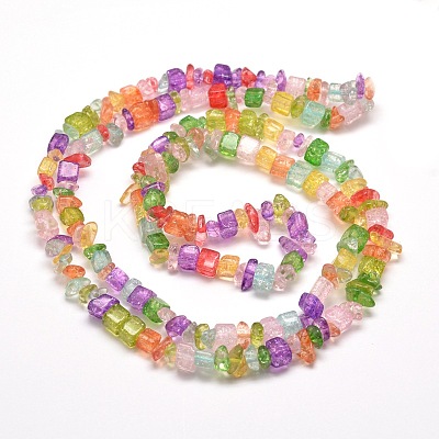 Synthetical Quartz Chip Bead Strands G-M205-32-1