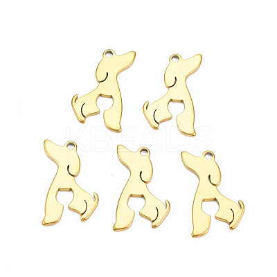 Ion Plating(IP) 201 Stainless Steel Pendants STAS-T063-178G-1