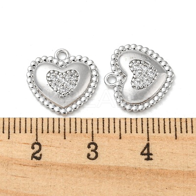 Brass Micro Pave Cubic Zirconia Pendants KK-H460-41P-1