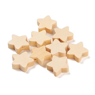Natural Maple Wood Beads WOOD-M007-12-1