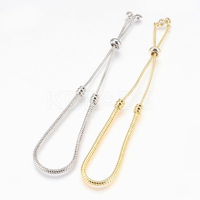 Adjustable Brass Bolo Bracelets BJEW-P218-05-1