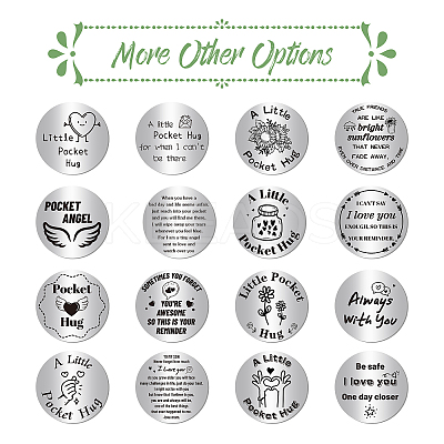 1Pc 304 Stainless Steel Commemorative Coins AJEW-CN0001-43A-1
