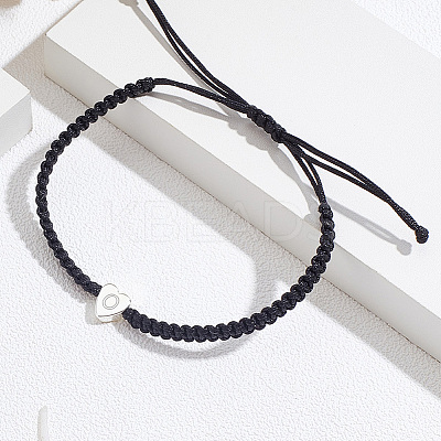 1Pc Adjustable Nylon Cord Braided Bracelets for Women Men BJEW-LP0001-34O-P-1