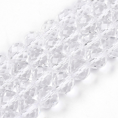 Natural Quartz Crystal Beads Strands G-S345-8mm-35-1