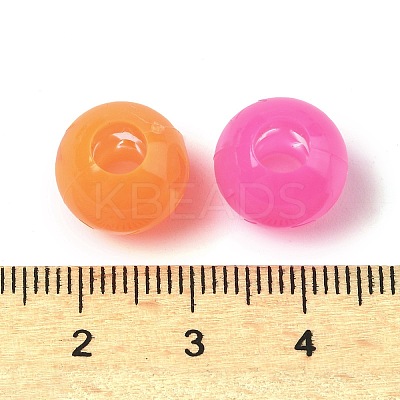 Opaque Acrylic Beads OACR-D309-01B-1