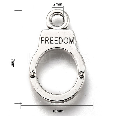 Tibetan Style Alloy Pendants TIBE-S323-082AS-RS-1
