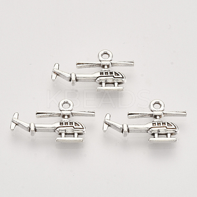 Tibetan Style Alloy Pendants X-TIBEP-T009-27AS-RS-1