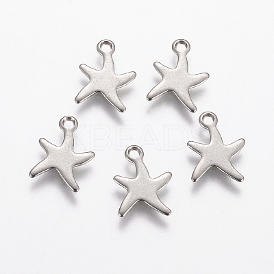 Tarnish Resistant 201 Stainless Steel Charms STAS-F039-47-P-1