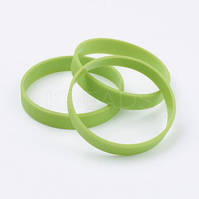 Silicone Wristbands Bracelets LS-BJEW-J176-180-01-1
