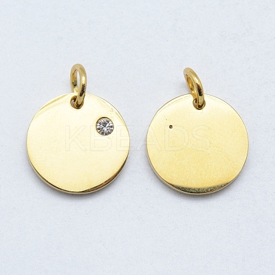 316 Surgical Stainless Steel Pendants STAS-K178-06G-1