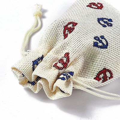 Burlap Packing Pouches Drawstring Bags ABAG-L016-A09-1