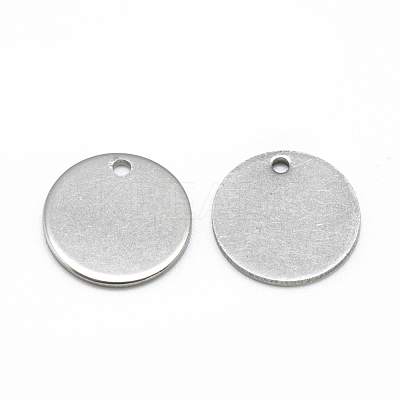 Tarnish Resistant 201 Stainless Steel Stamping Blank Tag Charms STAS-Q213-02-15mm-1