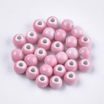 Handmade Porcelain Beads X-PORC-S498-20B-01-1