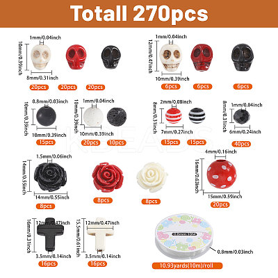 Halloween Theme DIY Jewelry Making Kits DIY-CA0007-72-1