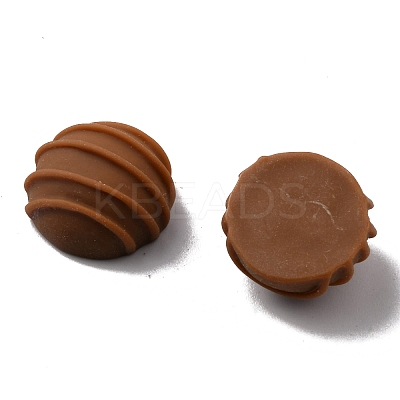 Imitation Food Resin Cabochons RESI-WH0035-18C-A01-1