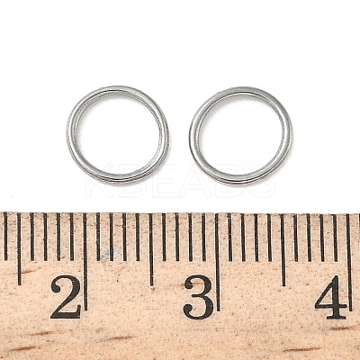 304 Stainless Steel Closed Jump Rings STAS-L300-001P-1