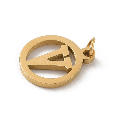 304 Stainless Steel Charms
with Jump Ring LS-STAS-R001-02G-V-1