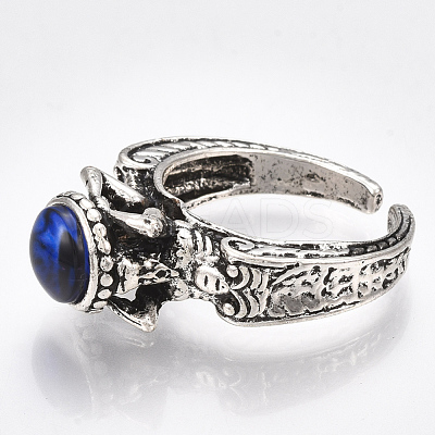 Alloy Cuff Finger Rings RJEW-T006-35A-1