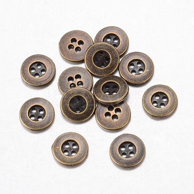 Alloy Buttons X-BUTT-D054-18mm-04-1