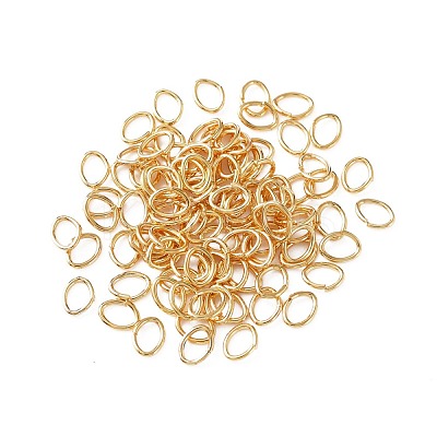 Brass Open Jump Rings KK-WH0047-49B-G-1