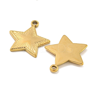 Ion Plating(IP) 304 Stainless Steel Pendants STAS-P365-09G-1