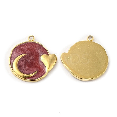 Real 18K Gold Plated 304 Stainless Steel Pendants STAS-A084-25G-03-1