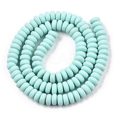 Handmade Polymer Clay Beads Strands X-CLAY-N008-008H-1