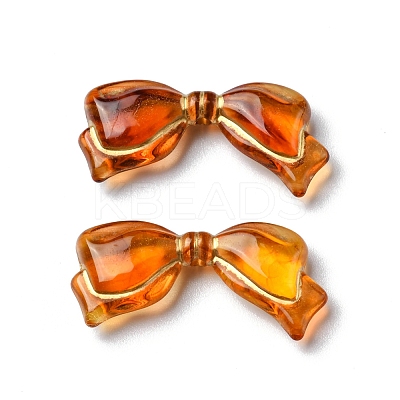 Imitation Amber Transparent Acrylic Beads X-MACR-D071-02A-1