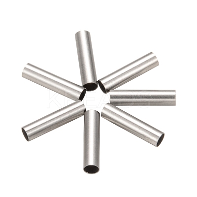 Tarnish Resistant 304 Stainless Steel Tube Beads STAS-G071-32P-1