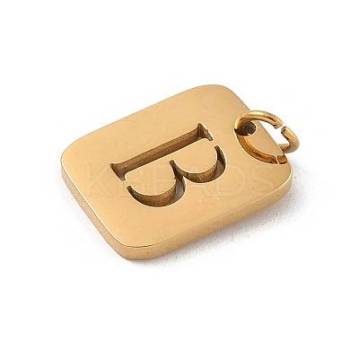 304 Stainless Steel Charms LS-STAS-R001-01G-B-1